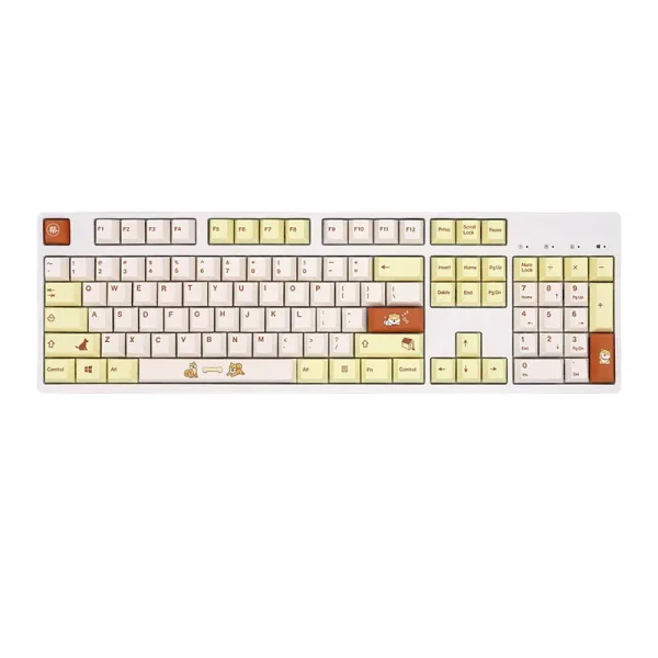 Shiba Inu Keycaps Mechanical Keyboard Keycaps Dye Sub PBT Keycaps 150 Pcs 05